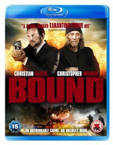 Bound" Blu-ray cover featuring Christian Slater and Christopher Walken with guns.