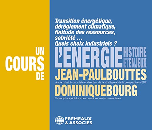 CD cover for “Bourg / Bouttes - L’énergie, Histoire Et Enjeux” with text.
