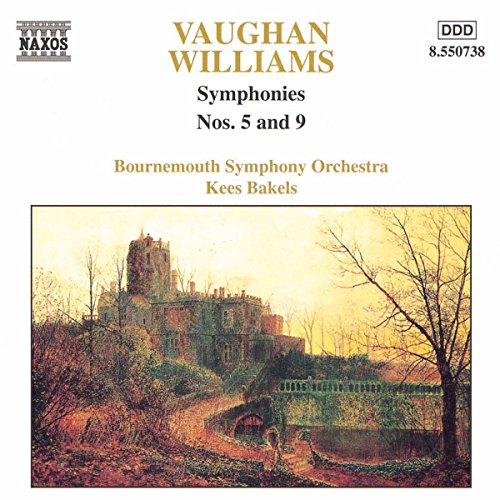 Vaughan Williams' CD cover featuring a landscape painting of a castle and trees.