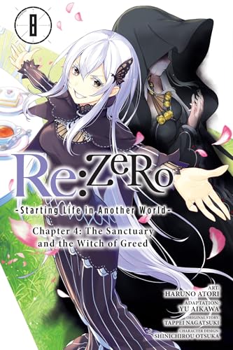 Re:ZERO volume 4 cover featuring Echidna and a cloaked figure.