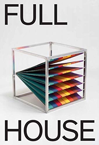 Book cover: metal cube filled with colorful artwork, text "FULL HOUSE".