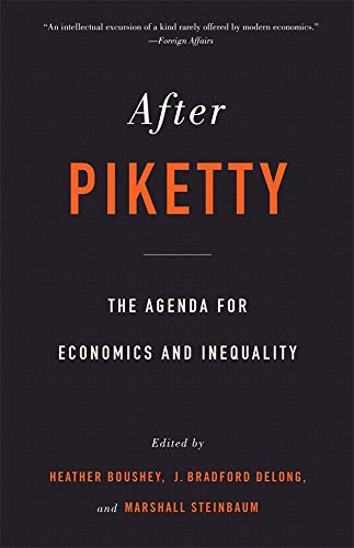 Book cover: "After Piketty," edited by Boushey, DeLong, and Steinbaum.