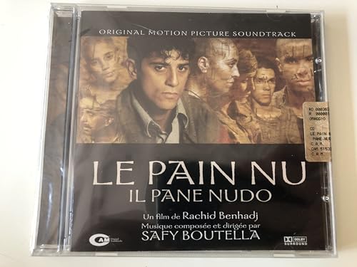 CD case for "Le Pain Nu/Il Pane Nudo" soundtrack, featuring film portraits.