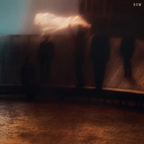 CD cover for "Bow" featuring blurred figures and a white shape.