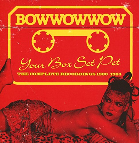 Red album cover with yellow text and a partially visible woman.