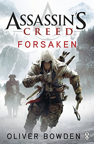 Book cover showing a hooded assassin running through snow with a mountain background.