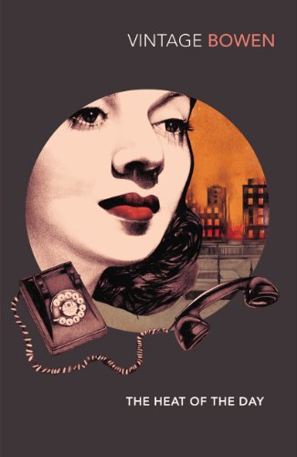 Book cover: woman’s face, telephone, and city skyline in a circular design.