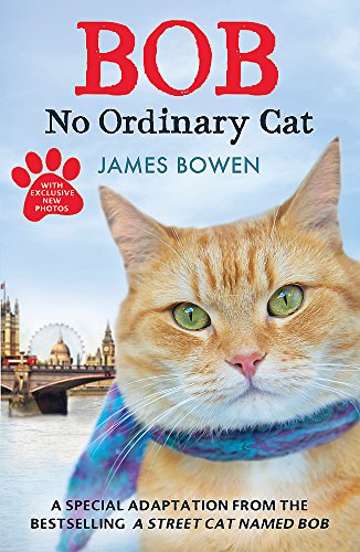 Book cover featuring a close-up of an orange tabby cat with London in background.