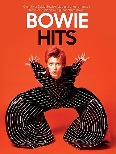 Red cover with David Bowie portrait and the title "Bowie: Hits".