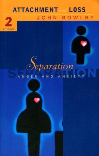 Book cover for "Separation and Anxiety" by John Bowlby, volume 2.