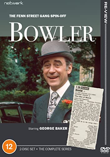 DVD cover for "Bowler" featuring George Baker in a hat and suit.