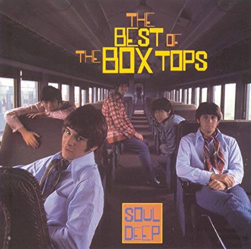 Album cover for The Box Tops’ “Best Of” featuring the band on a train.