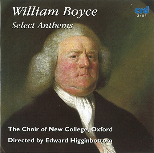CD cover: portrait of William Boyce with text and choir details.