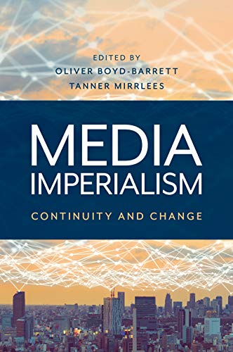 Book cover for "Media Imperialism: Continuity and Change" with city skyline.