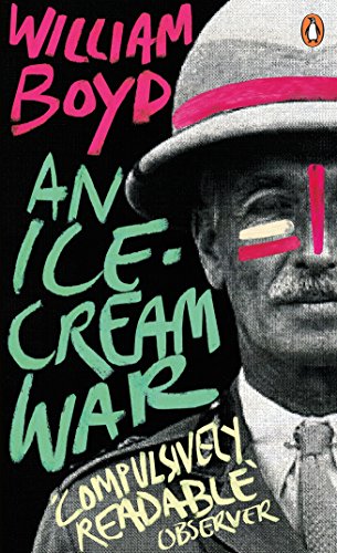 Book with white background, title and author text, minimal design, ice cream image possibly.