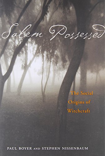 Book cover: "Salem Possessed" with a misty forest background.
