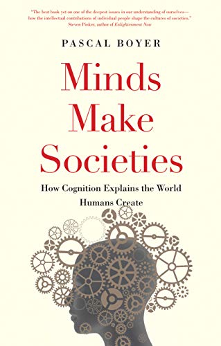 Book cover: “Minds Make Societies” with a brain filled with gears.