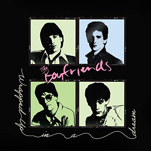 Album cover with four high-contrast portraitsCL portraits of men in a grid layout.