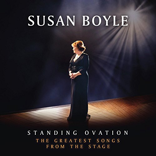 Susan Boyle album cover: woman in gown on a stage, spotlighted.