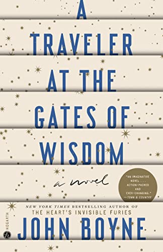 Book cover with blue title text and scattered gold stars.