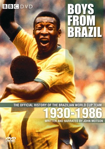 DVD cover featuring two soccer players in yellow jerseys celebrating, with text overlay.