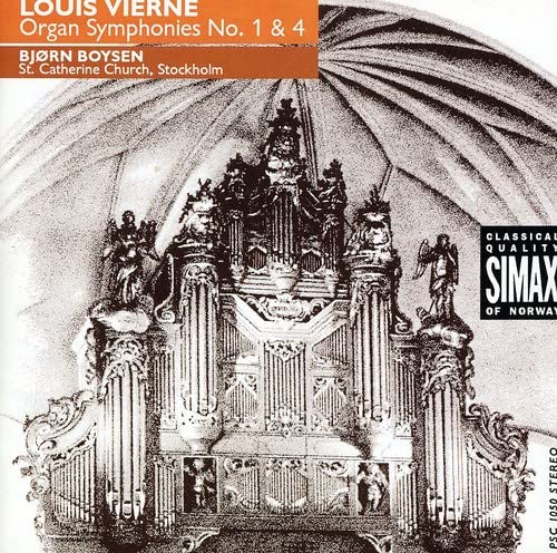 CD cover featuring a detailed, grayscale image of a large pipe organ.