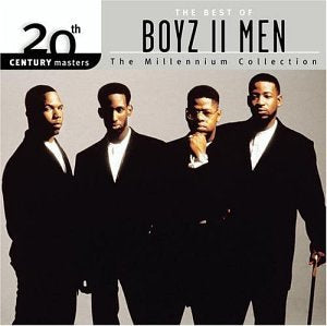 Boyz II Men album cover featuring four men in suits.