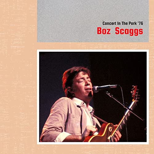 Boz Scaggs performing with a guitar on a CD cover.