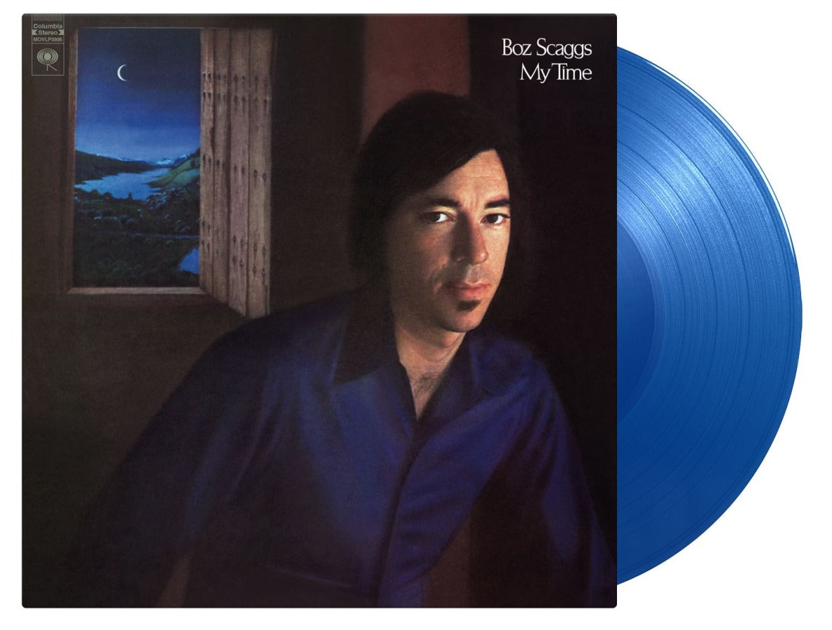 Boz Scaggs "My Time" vinyl record with blue translucent disc.