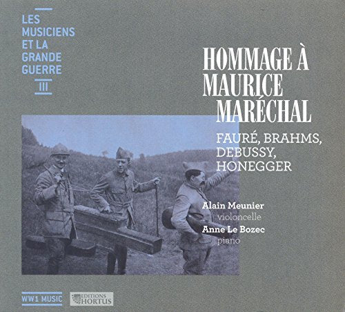 CD cover featuring a vintage photograph of soldiers with musical text.