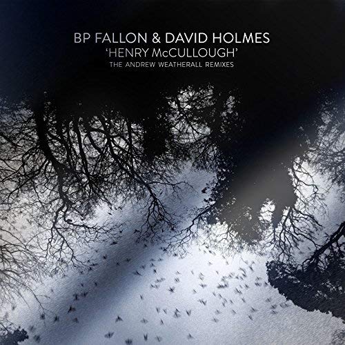 Vinyl record cover with dark, snowy trees and album title text.