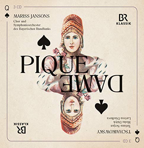 CD cover for Tchaikovsky’s Pique Dame, featuring a Queen of Spades illustration.