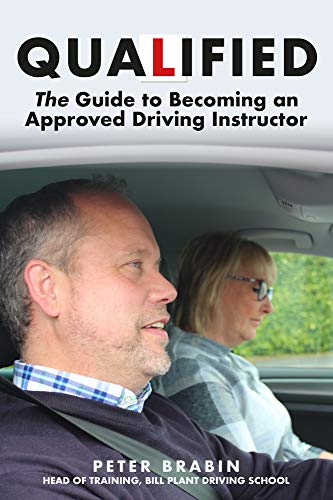 Book cover featuring two people in a car, titled "Qualified.