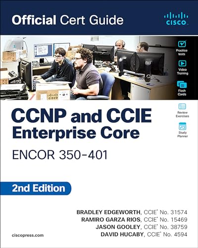 Book cover for CCNP and CCIE Enterprise Core ENCOR 350-401 2nd Edition.