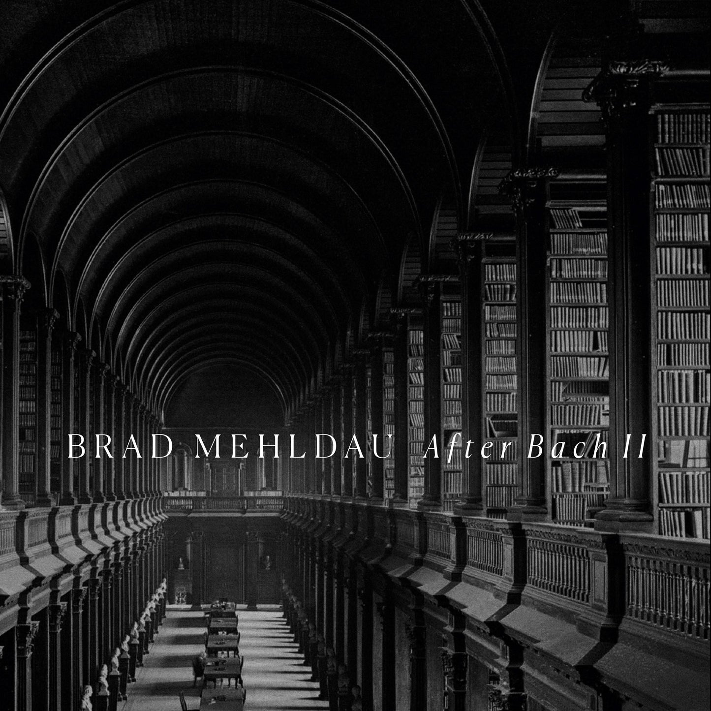 CD cover: Brad Mehldau's "After Bach II" with a library interior image.