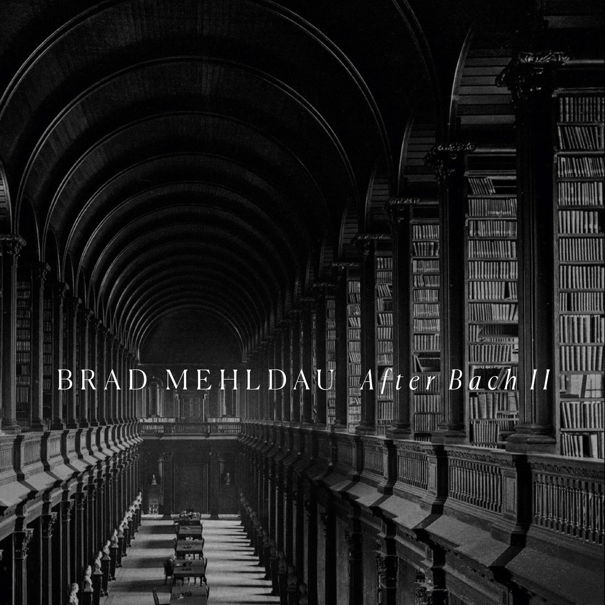 CD cover: Brad Mehldau's "After Bach II" with a library interior image.