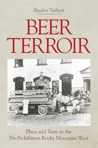 Book cover: “Beer Terroir” with a vintage brewery wagon and horses.