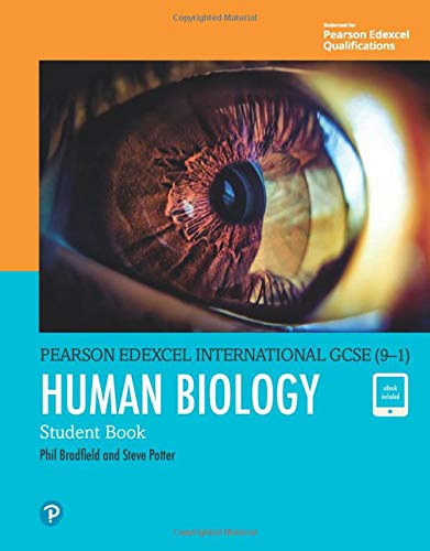 Textbook cover featuring a close-up of a human eye, titled “Human Biology.”