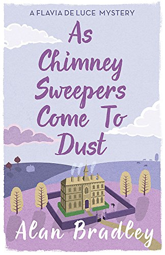 Book cover: purple text, illustrated manor house, and author’s name.