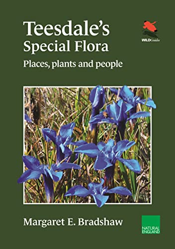 Book cover featuring blue gentians and text: "Teesdale's Special Flora.