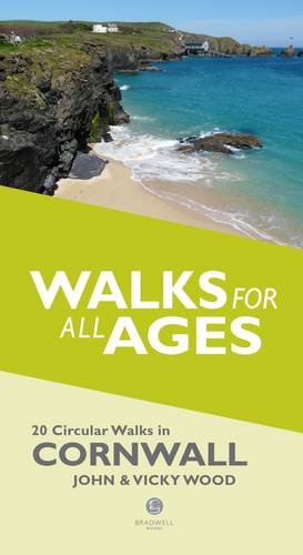 Book cover: Cornish coastal scene with text "Walks for All Ages".