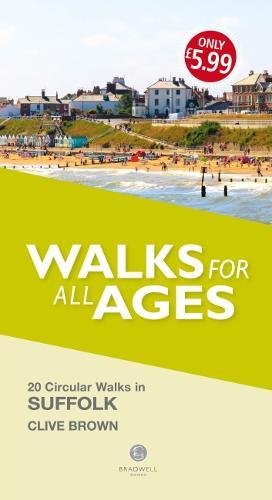 Book cover: “Suffolk Walks for All Ages” with a coastal scene.