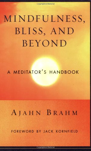 Book cover: "Mindfulness, Bliss, and Beyond" with a sun graphic.
