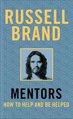 Book cover: "Mentors" by Russell Brand, featuring author portrait.