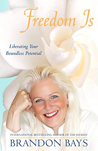 Book cover with a smiling blonde woman and white flowers.