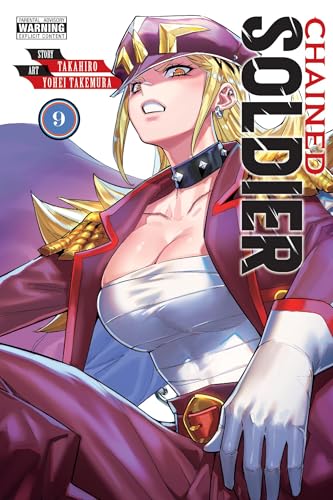 Manga cover featuring a blonde woman in a military uniform with a spiked collar.
