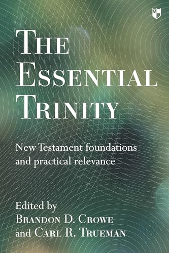 Book cover for The Essential Trinity with white text on a green patterned background.