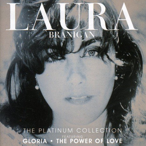 Laura Branigan album cover, close-up portrait with text "The Platinum Collection".