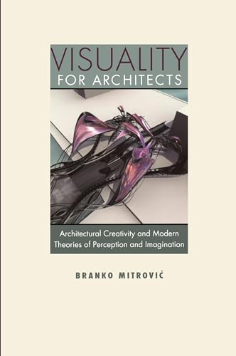 Book cover for "Visuality for Architects" with abstract architectural image.