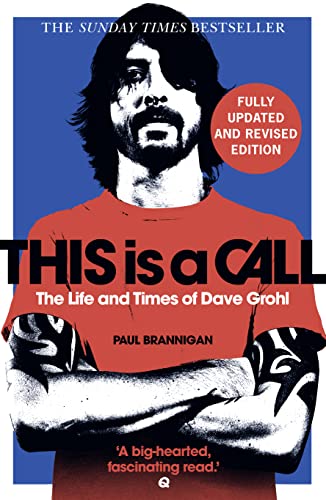Book cover featuring a black and white portrait of Dave Grohl.